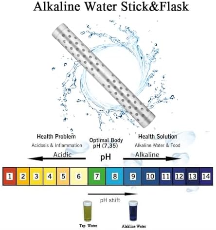 5 PACK Alkaline Water Stick PH Alkalizer Ionizer Stainless Steel Hydrogen Minerals Wand Water Purifier Filter - Image 4