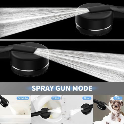 High Pressure Filtered Shower Head - Handheld Ion Showerhead Drops Combo for Hard Water | 3 Modes with 3 Replacement Filters, 59" Extra Long Hose & Adjustable Bracket for Dry Skin & Hair Protection - Image 4