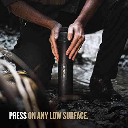 GRAYL UltraPress 16.9 oz Water Purifier & Filter Bottle, Covert Black - Image 4