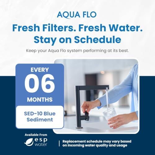 Aqua Flo SED-10 Blue Sediment Filter Cartridge, 5 Micron, 1 GPM, 65010086 - Image 5
