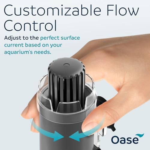 OASE CrystalSkim 600 Surface Skimmer for Freshwater and Marine Aquariums – Compact Internal Filter for Film Oil and Debris Removal, Quiet, Adjustable Flow, Shrimp-Safe, for Tanks up to 160 Gal / 600 L - Image 3