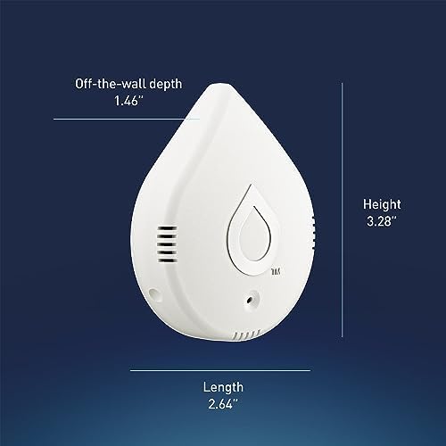 Moen Flo Smart Water Leak Detector, Drip or Flood Sensor Alarm for Home, 2-Pack, White, 920-004 - Image 6