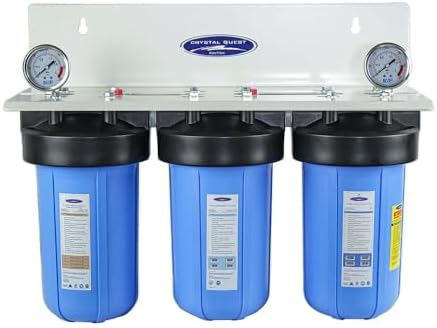 Compact Whole House Water Filter | Metal Removal (2-4 GPM | 1-2 People) - 1-1/2" by CrystalQuest