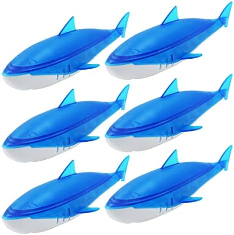 Humidfier Cleaner Fish for Humidifier & Fish Tank, 6 Pack Blue Shark by HIHEPA