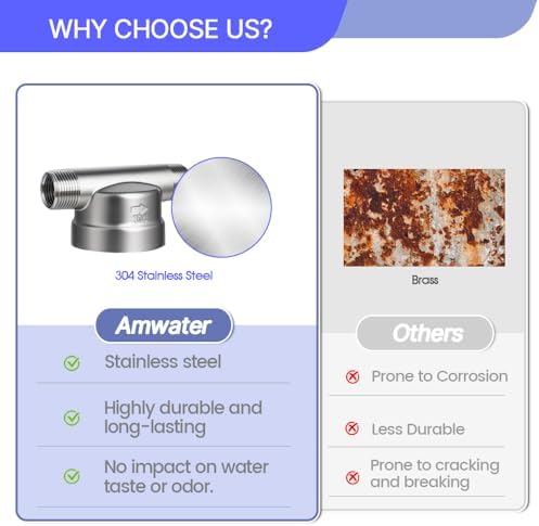 304 Stainless Steel 40 Micron Spin Down Water Filter, Whole House Spin Down Sediment Water Filter, Reusable Flushable Pre-Filtration System, 3/4" MNPT + 1/2" FNPT, BPA Free - Image 5