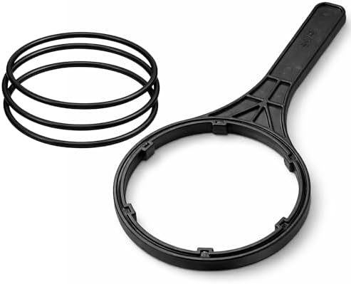 Genuine Pentair SW-3 150296 10" Big Blue Filter Wrench with 3 Pack of 151122 Compatible O-Rings for Pentair Pentek Big Blue Water Filter Housings 10" tall OEM Size NSF61 Buna-N by BetterHomeWaterTreatment