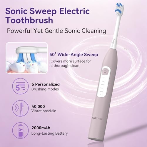 H2ofloss Electric Toothbrush and Water Flosser Combo, 2-in-1 Oral Care Kit - Image 4