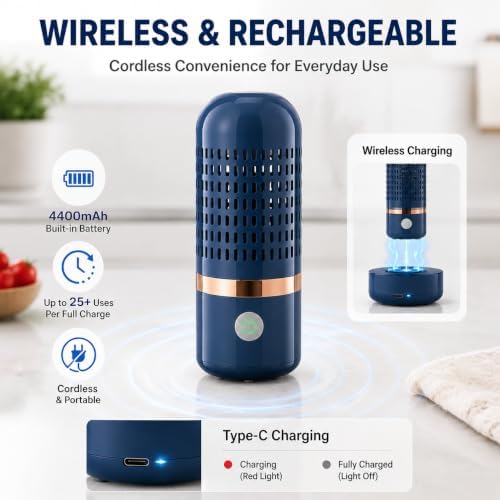 Fruit and Vegetable Washing Machine,Fruit Cleaner Device with OH-ion - Image 3