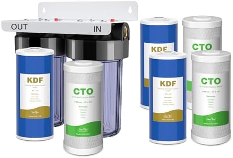 SimPure DB10C-2KDF 2-Stage Water Filters with CTO and KDF Replacement Filter Cartridges by SimPure_Water