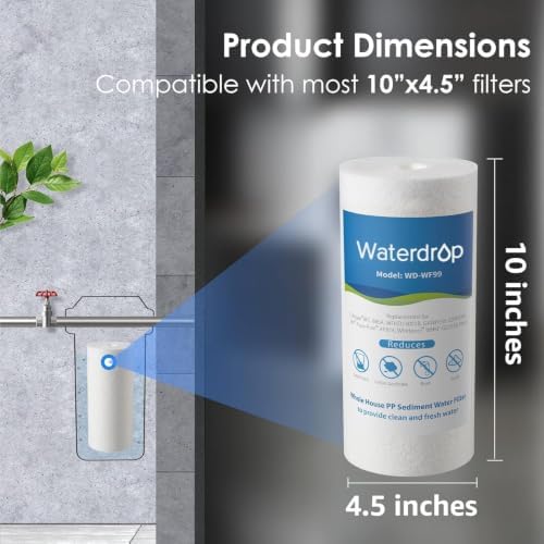 Waterdrop WF99 Whole House Water Filter Replacement, Reduces Sediment - Image 2