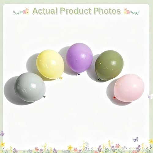 124 Pastel Balloon Arch Kit for Wildflower Baby Shower Birthday Decorations - Image 4
