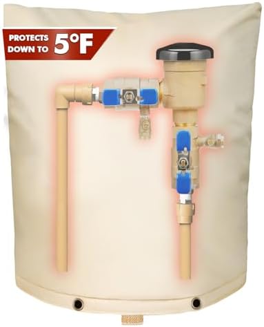 SUNICO Sprinkler Covers for Outside Valve-5°F,Winter Insulate,24x26in,Beige by Unknown