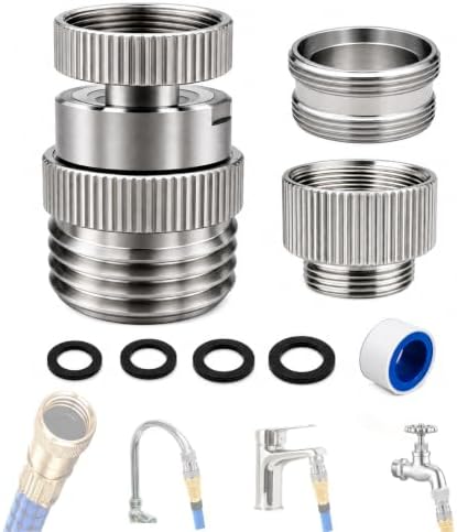 Sink Faucet Adapter with Aerator, Sink Faucet to Garden Hose Adapter by XNTONG