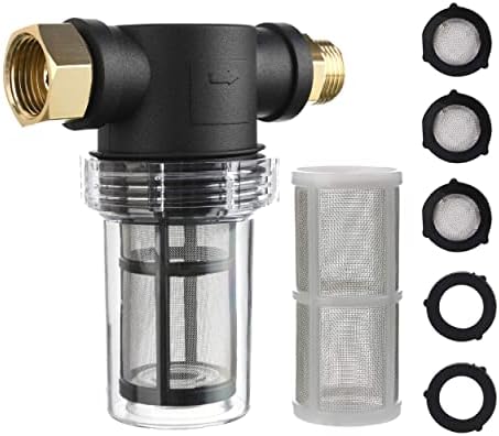 M MINGLE Garden Hose Filter for Pressure Washer Inlet Water, Power Pressure Washer O-Rings - Image 2