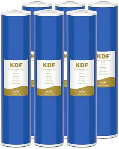 SimPure 20" x 4.5" Whole House GAC Carbon and KDF Water Filter Cartridge by SimPure_Water