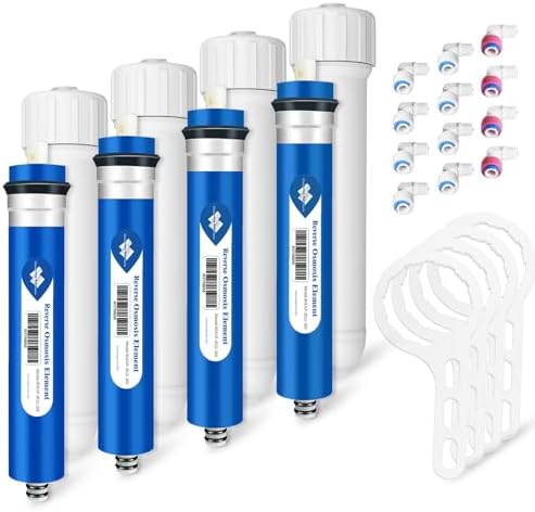 Membrane Solutions 100 GPD RO Membrane and 1812 Housing Kit by MembraneSolutions