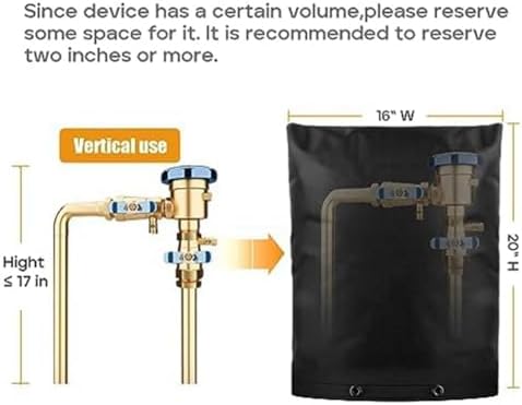 Sprinkler Valve Covers for Outside Faucet Antifreeze Cover Spigot Covers Winter Insulated Freeze Protection Small A - Image 7