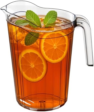 DecorRack 10 Pack 75 oz Polycarbonate Pitchers, Beverage Dispenser - Image 6