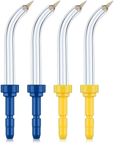 Yaomiao 4 Pcs Replacement Heads Pocket Tips Compatible with Waterpik by Yaomiao