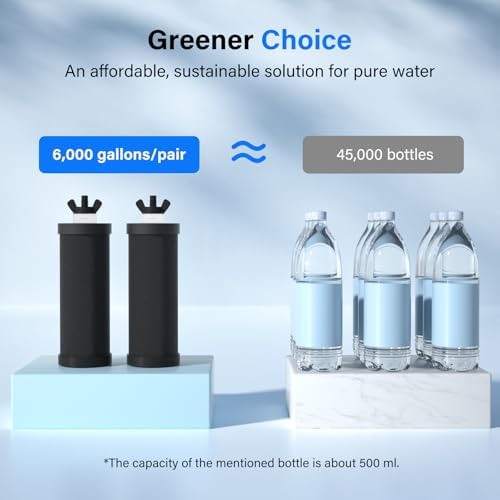 Purewell PF-3 Black 3-Stage Composite Purification Elements, Replacement Filters for ProOne® and Berlkey® Filters, ProOne® or Berlkey® Big+ Water Filter System and Purewell System (2 Pack, K Series) - Image 5