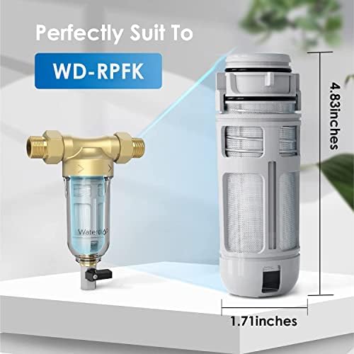 Waterdrop RPFK-R1 Spin Down Sediment Filter, 50 Micron - Image 2