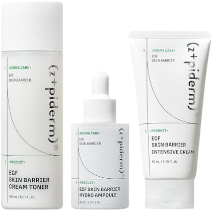 Zipiderm EGF Skin Barrier Repair Set - Cream Toner+Ampoule+Cream by Zipiderm