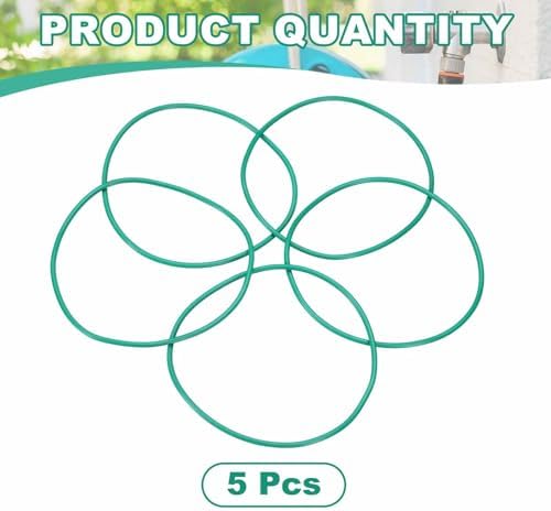 HARFINGTON 5 Pcs Fluorine Rubber O-Rings 84mm OD 79.2mm ID 2.4mm Width Round Sealing O Ring Seal Gasket for Industrial Engines Plumbing Faucet Hose Automotive - Image 3