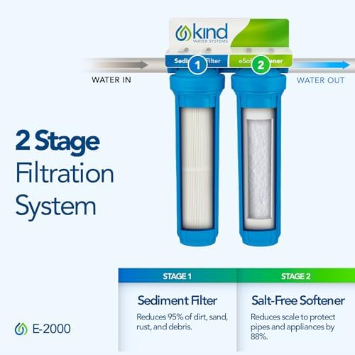 Kind Water Systems - Whole House Salt Free Water Softener Alternative - Filters Dirt, Sand, and Debris - Protects Plumbing and Appliances from Hard Water Scale - Easy Installation - Zero Water Waste - Image 2