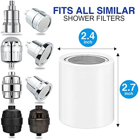Chrome 15 Stage Shower Head Filter for Hard Water - Image 4