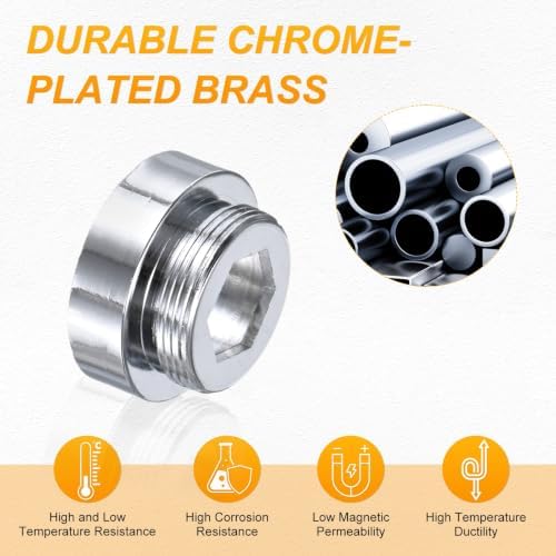 M METERXITY 2-Pack Faucet Adapter, M26 Female to M22 Male, for Kitchen - Image 4