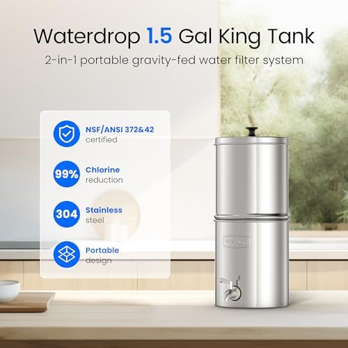 Waterdrop TK15-A Gravity Water Filter System, NSF/ANSI 42&372 Certified - Image 5