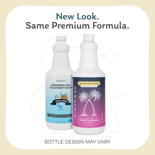 Steam & Go Demineralized Water for Steam Mop – Hotel California Scent, 32 Ounces (Pack of 1) | Scented Floor Cleaner Solution, Ready-to-Use, Compatible with Any Steam Cleaner - Image 2