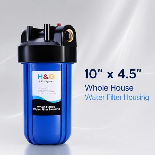 H&G Lifestyles Water Filter Housing 10 Inch, Water Filter Canister 10 x 4.5 - Image 2