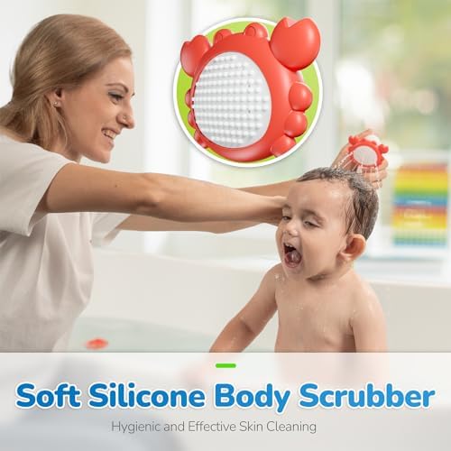 G-WACK Baby Bath Toys Shower Head Sprayer with Baby Stuff Water Themometer - Image 5
