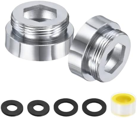 M METERXITY 2-Pack Faucet Adapter, M24 Female to M22 Male, for Kitchen by MMETERXITY