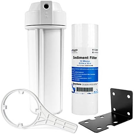Whole House Water Filtration System with White Housing and Sediment Filter by ProWaterParts