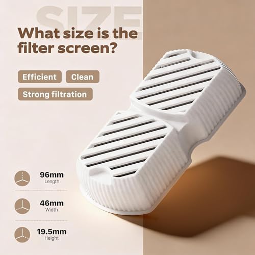GROOKPET Pet Water Fountain Filters: 24 Dog Water Fountain Filters Replacement - Image 5