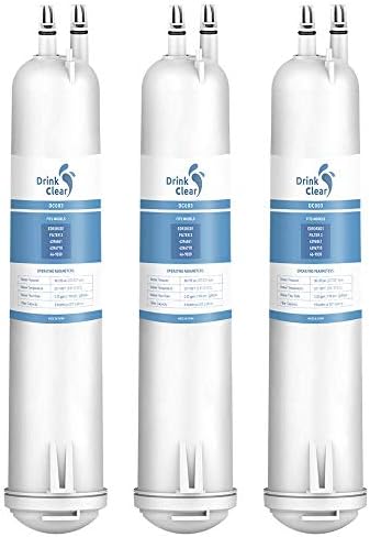 EDR3RXD1 Water Filter Replacement, Compatible with 4396841, Filter 3, 4396710, Kenmore 46-9083, 46-9030 Refrigerator Water Filter, 3 Packs by DRINKCLEAR