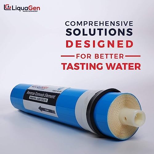 LiquaGen Filter Pack for 5 Stage Replacement Water Filter Set for Reverse Osmosis System's | Home Drinking Water Purifier Kit | Universal Standard Compatibility (75 GPD) - Image 6