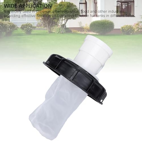 Zerodis Ton Cover, 165mm IBC Lid Filter Cover Reusable Rain Screen Filter with Extension Tube High Efficient Filtration Ton for Container Rainwater (01) - Image 4