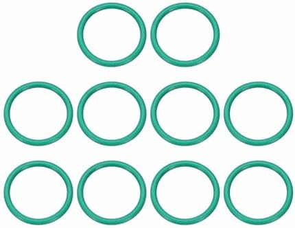 HARFINGTON 10 Pcs Fluorine Rubber O-Rings 25mm OD 20.2mm ID 2.4mm Width Round Sealing O Ring Seal Gasket for Industrial Engines Plumbing Faucet Hose Automotive by HARFINGTON