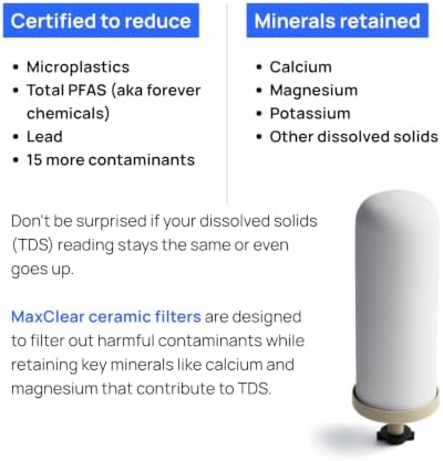 Culligan MaxClear Gravity Filter Replacement - Microplastics, Lead & PFAS - Image 4