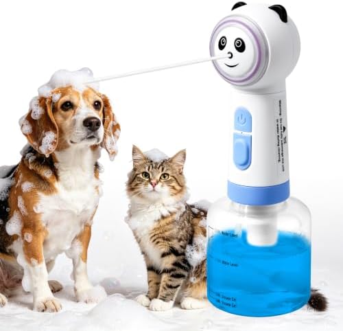 Automatic Foaming Soap Dispenser for Dog Bath & Multi-Surface Cleaning by GOGODOGYA