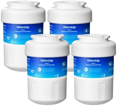 Waterdrop WD-F13 Refrigerator Water Filter Replacement for GE® MWF®, 4 Pack by Waterdrop