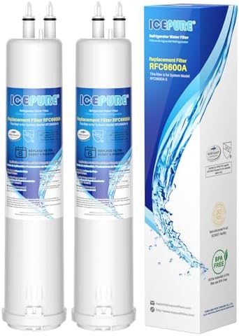 ICEPURE EDR3RXD1 Water Filter Replacement for Everydrop Filter 3, 2 PACK by ICEPURE