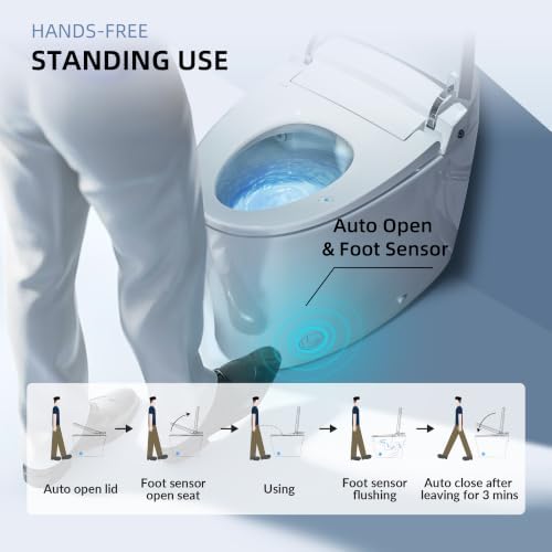 WOODBRIDGE One Piece Smart Toilet with Auto Open & Close Lid (EBT700) - Image 5