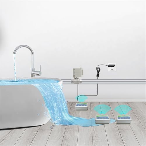 Water Leak Controller with SS304 3/4" Electric Valve, Smart Home Water Leak Alarm Shut off Valve Automatically - Image 4