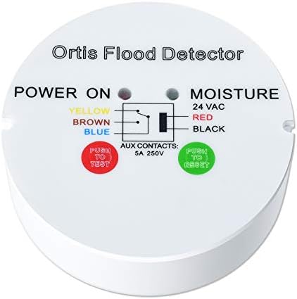 Water Leak Detector, Ortis Water Sensor Alarm Flood Detector, Automatically Turn Off Flood Source When Sensing Moisture to Prevent Water Damage by SafeEfficientToolSwitches