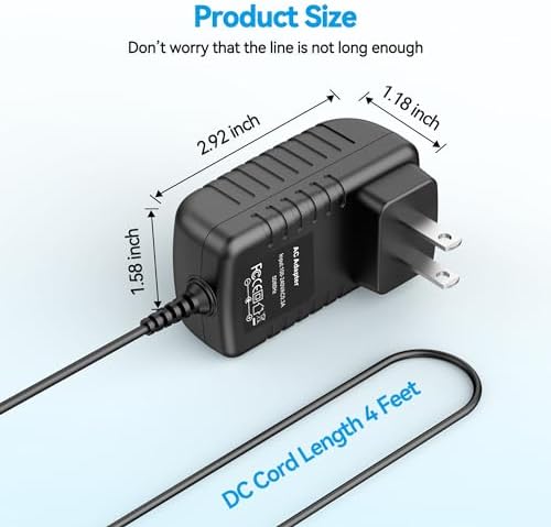 5V 3A AC/DC Adapter Charger Compatible with ScaleBlaster SB-75 Electronic Descaler Water Conditioner Power Supply Cord Mains PSU - Image 3