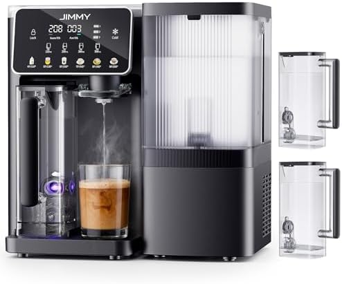 JIMMY R9 Pro Countertop Reverse Osmosis Water Filter,7 Stage Purification with UV, Instant Hot & Cold Portable Water Purifier with 2X 1L Removable Pitchers,No Installation,for Baby Formula by JimmyBedVacuumCleaner
